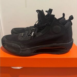 Nike Air Jordan XXXIV 34 Black Cat AR3240-003 Sneakers Basketball Men's Size 12